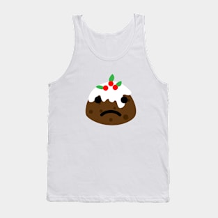 sad christmas pudding Tank Top